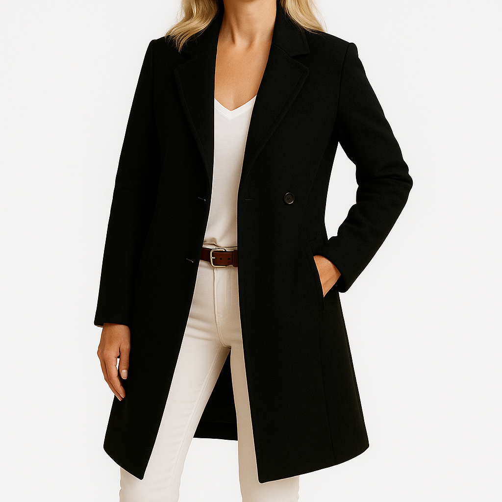 SORELLA | Elegancki plaszcz welniany