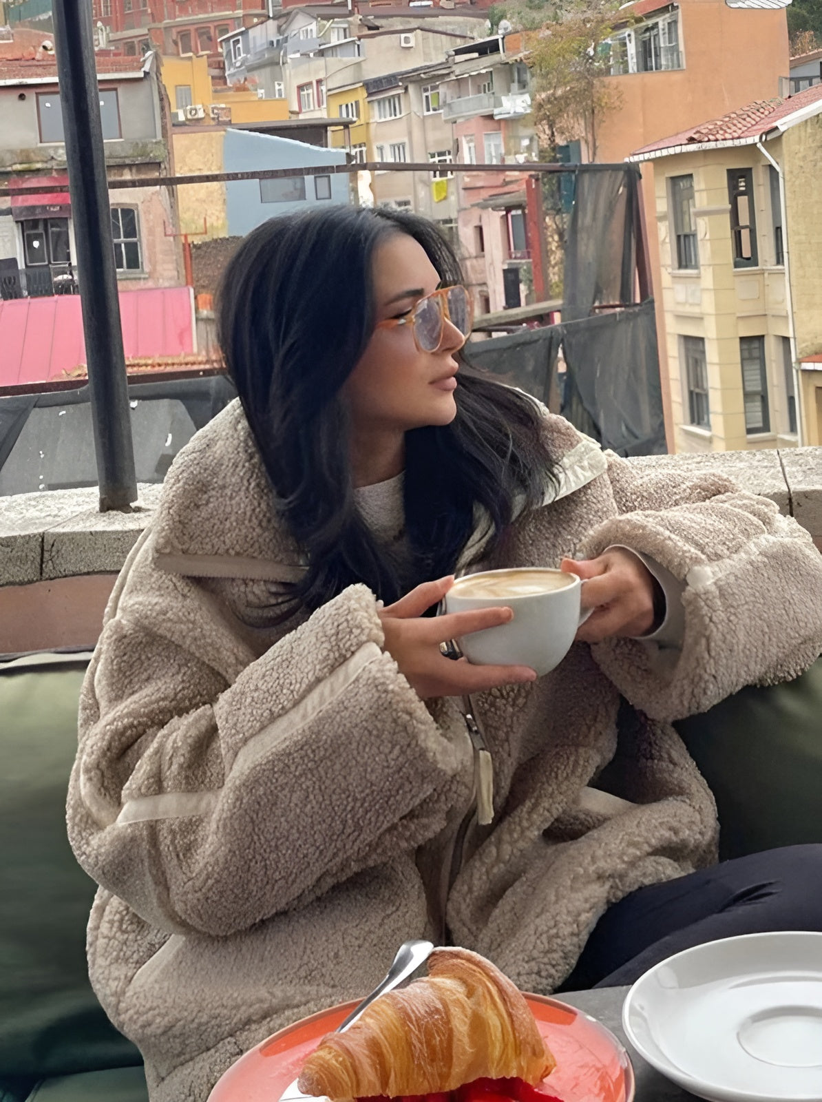 Kalina™ | Płaszcz Teddy Oversize