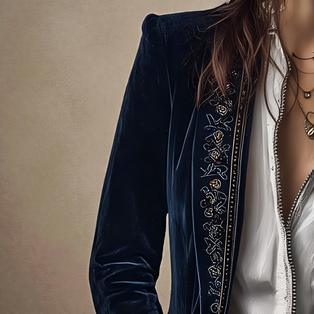 NATALIA™ | Elegancka aksamitna kurtka