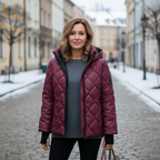 NERIDA – ciepła, elegancka kurtka zimowa z kapturem na co dzień