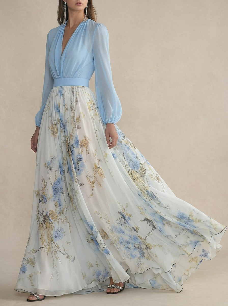 Harper™ | Sukienka Maxi Kwiatowa