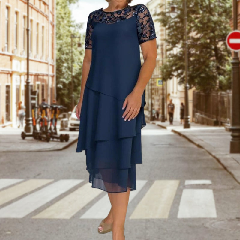 Kornelia | Elegancka sukienka damska z koronką